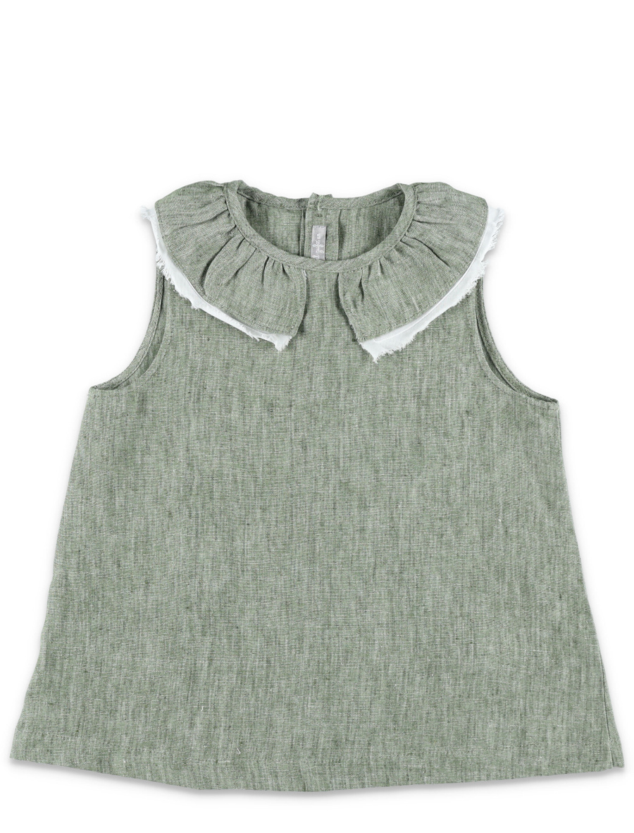 Mélange linen top - Spazio Pritelli