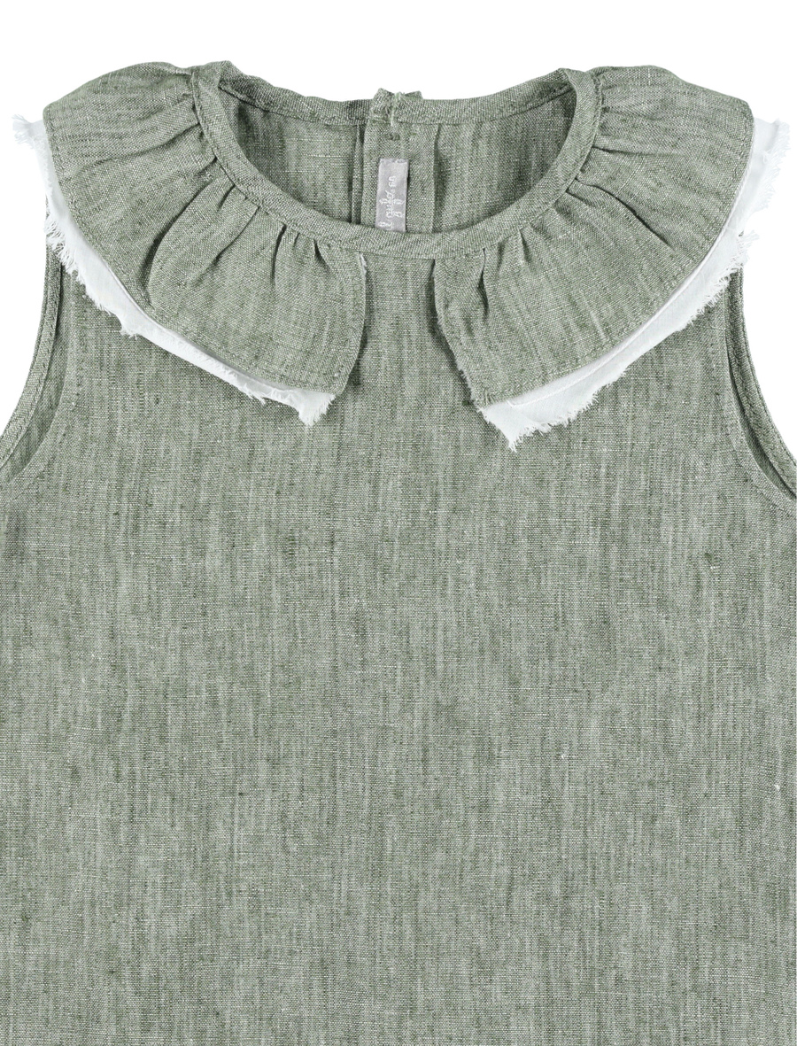 Mélange linen top - Spazio Pritelli