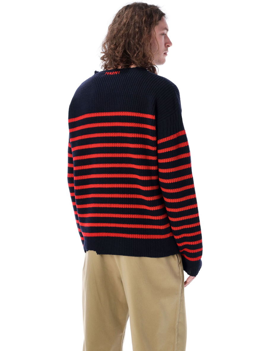 Striped fisherman jumper - Spazio Pritelli