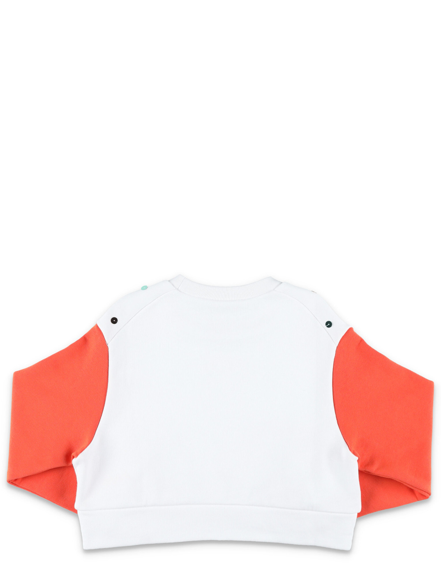 Kid - Crew-neck sweatshirt with floral graphics - Spazio Pritelli