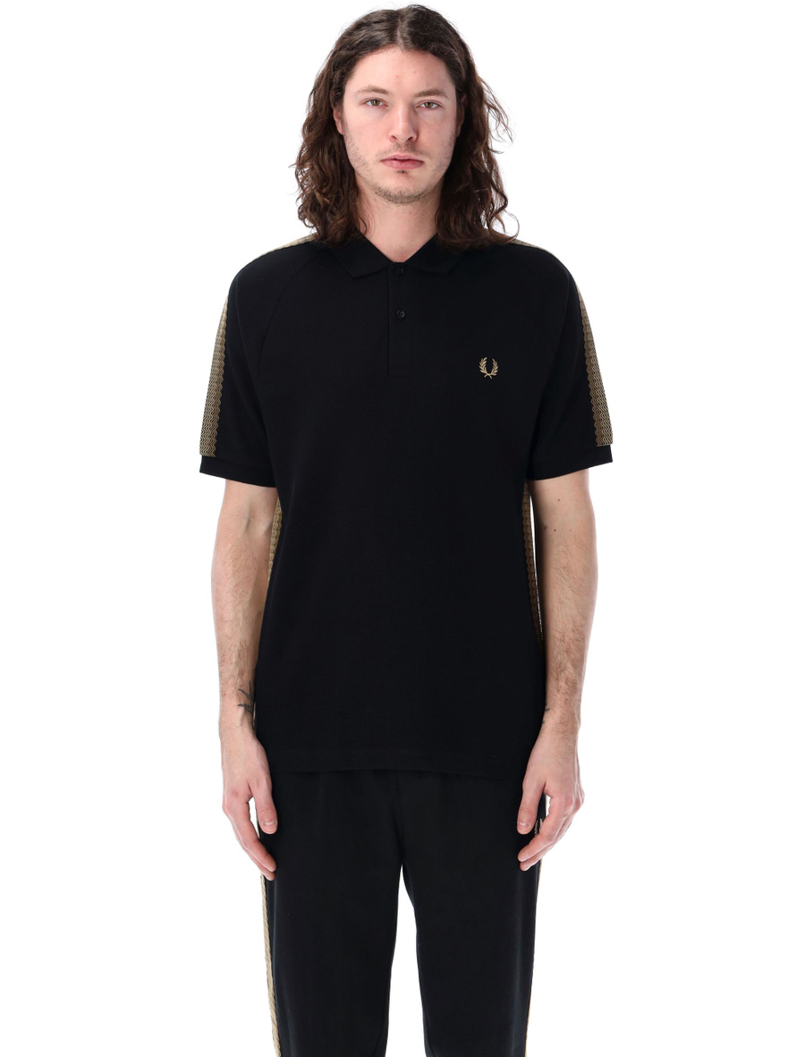 Crochet tape piqué polo shirt - Spazio Pritelli