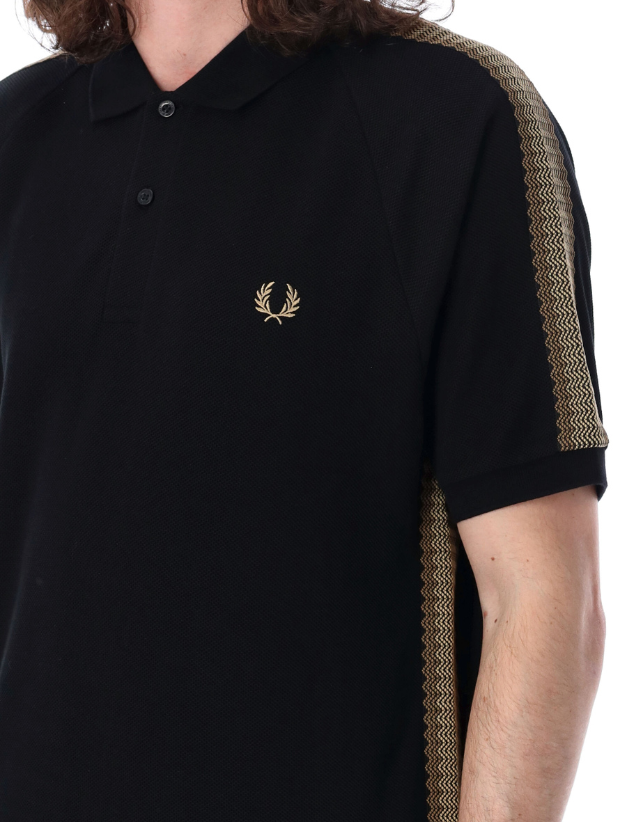 Crochet tape piqué polo shirt - Spazio Pritelli