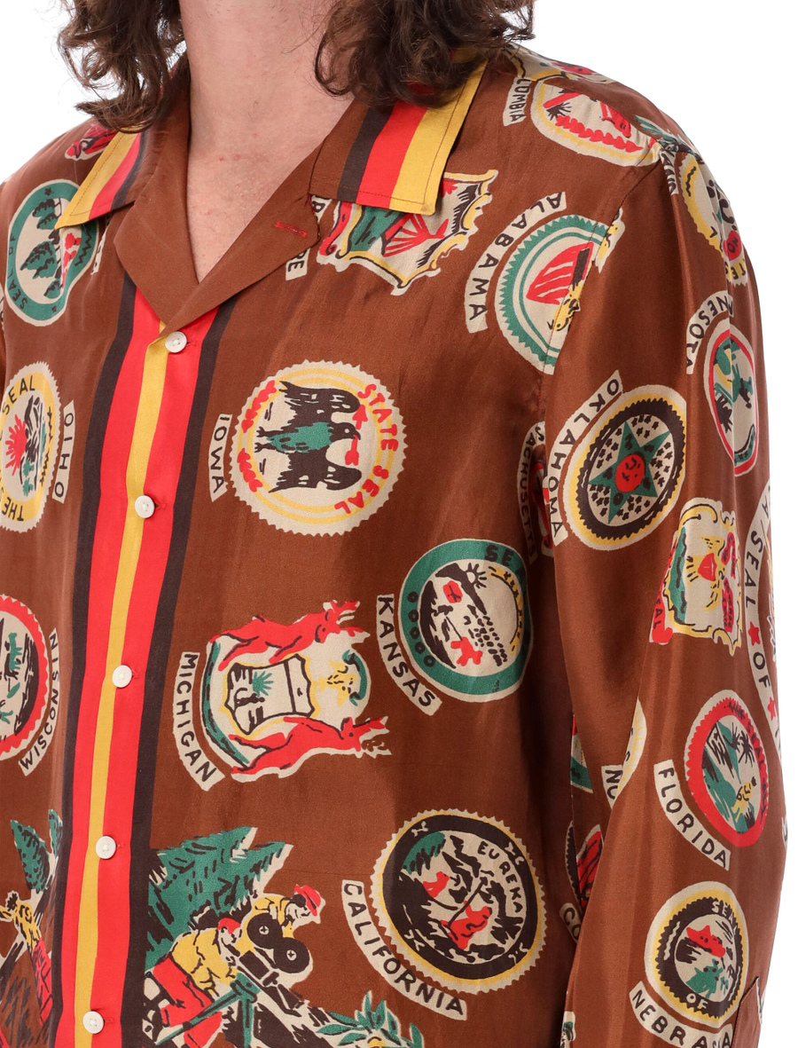 State Seal Long Sleeve Shirt - Spazio Pritelli