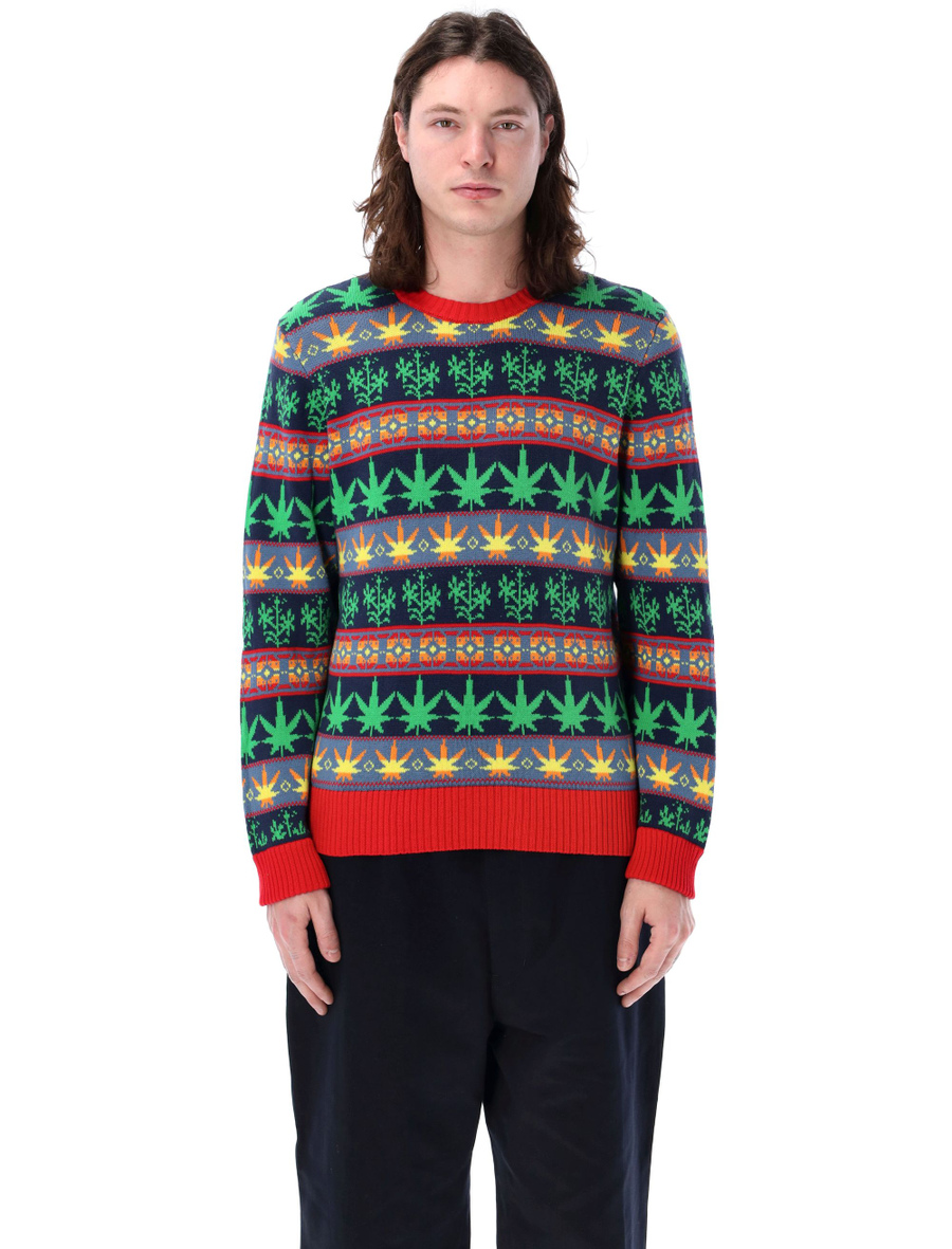 Marin jacquard sweater - Spazio Pritelli