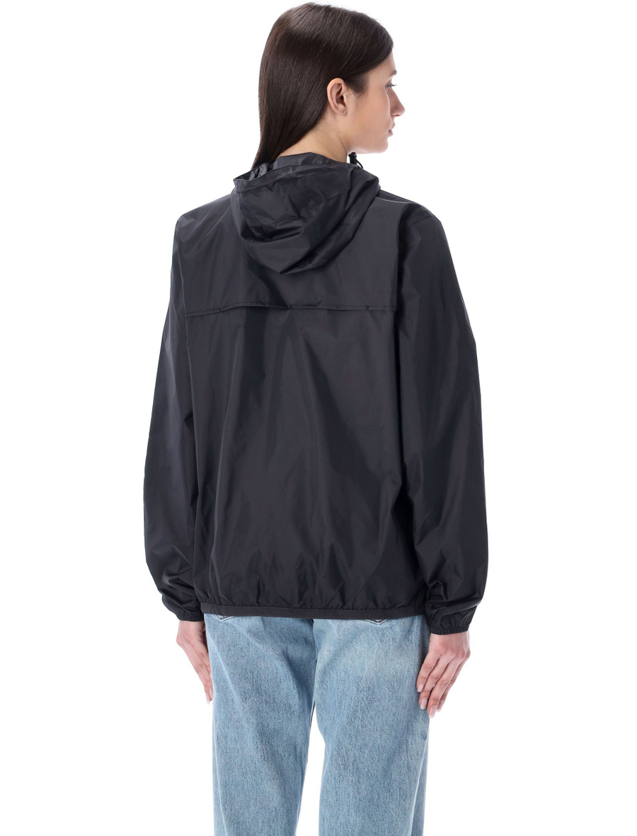 Bicolor waterproof zip jacket with hood - Spazio Pritelli