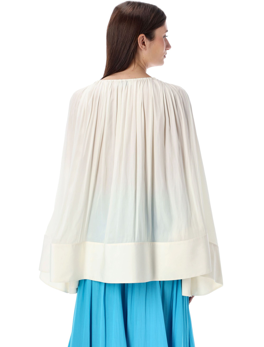 Draped oversized shirt - Spazio Pritelli