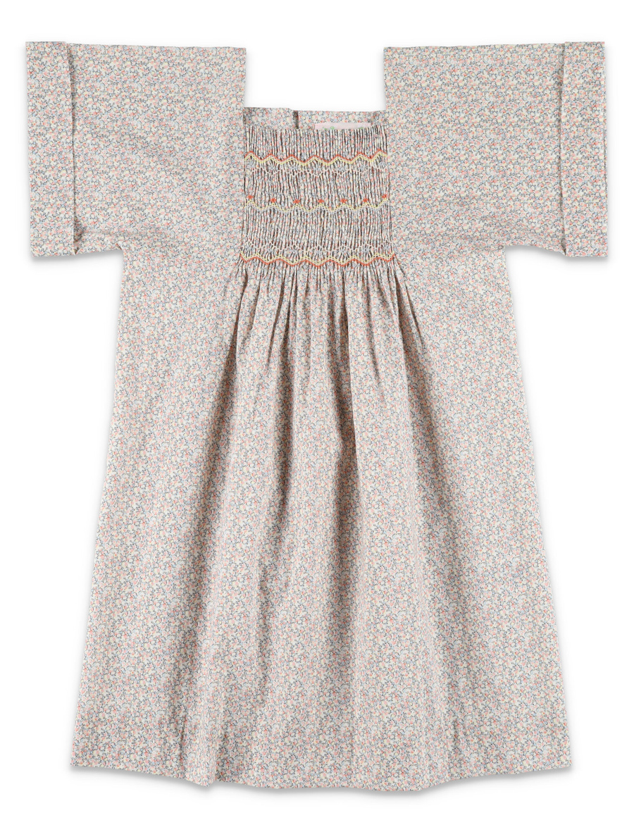 Paysanne Smocked Dress - Spazio Pritelli