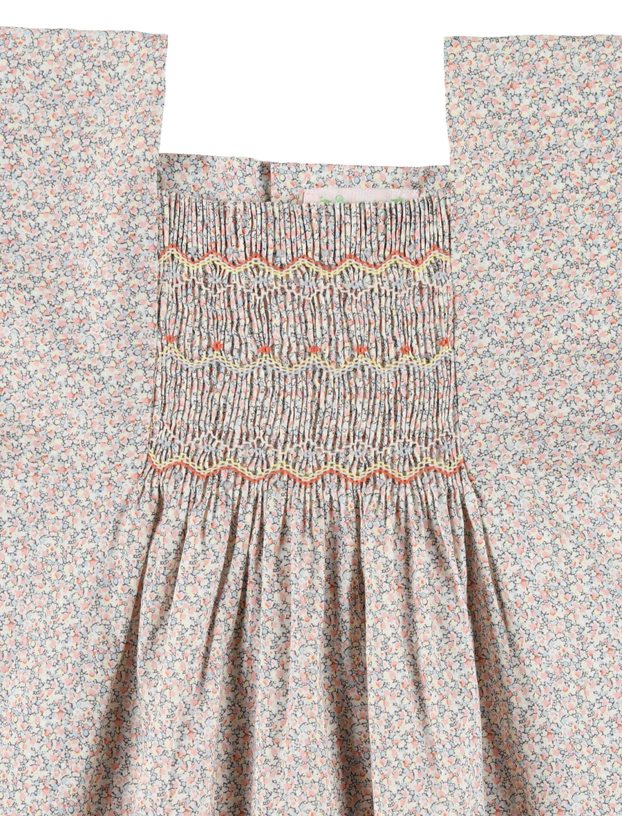 Paysanne Smocked Dress - Spazio Pritelli