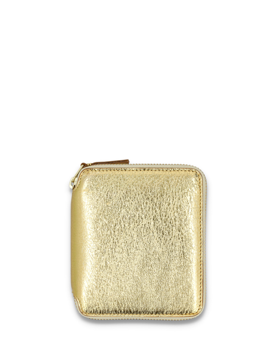 Metallic zip around wallet - Spazio Pritelli