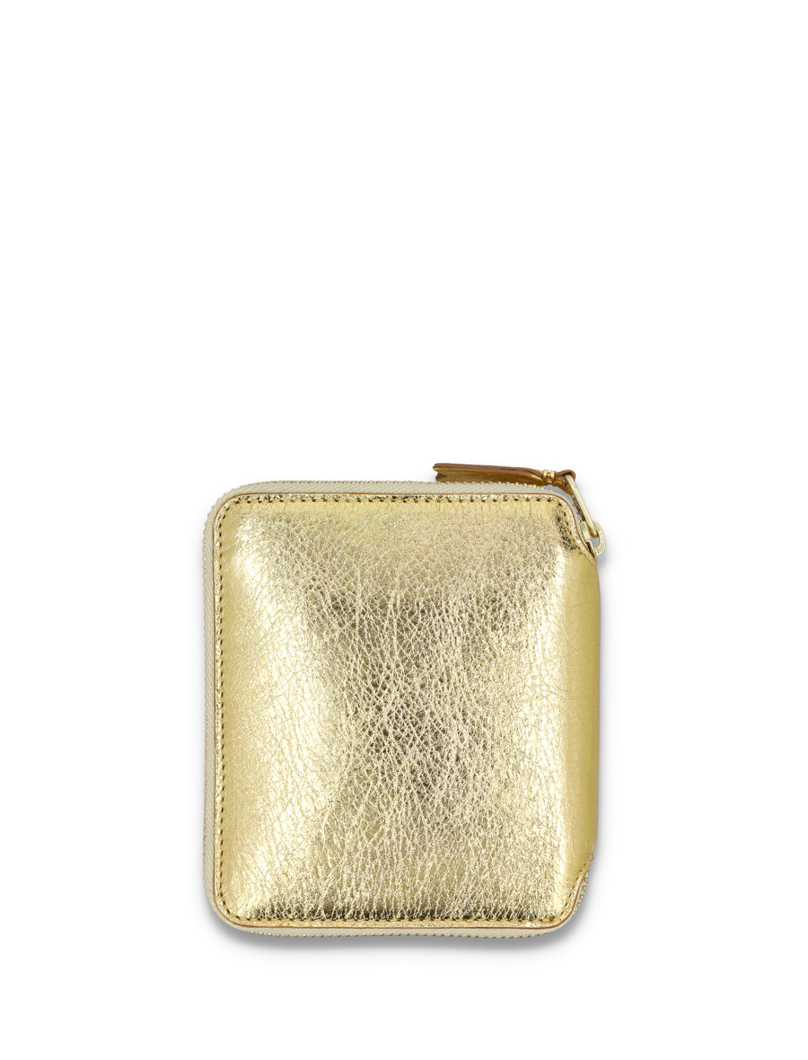 Metallic zip around wallet - Spazio Pritelli