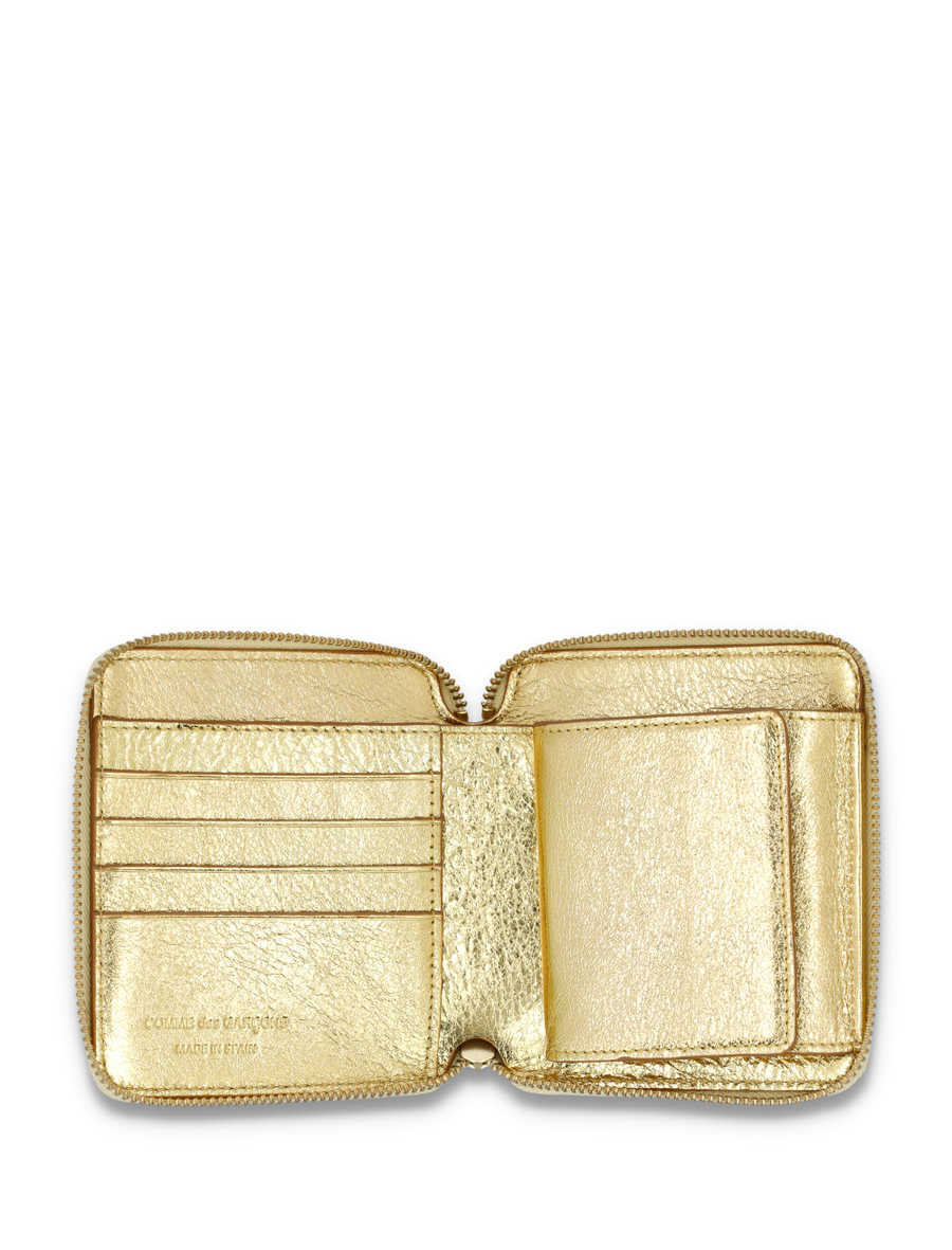 Metallic zip around wallet - Spazio Pritelli