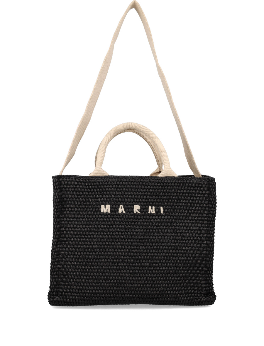 Small raffia tote bag - Spazio Pritelli