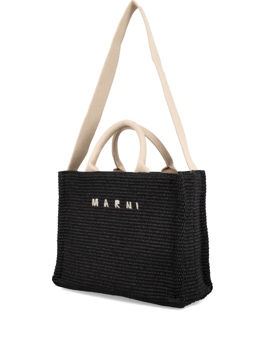 Small raffia tote bag - Spazio Pritelli