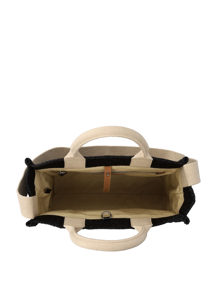 Small raffia tote bag - Spazio Pritelli