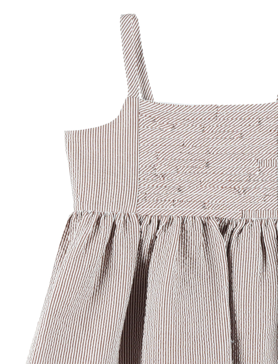 Striped seersucker top - Spazio Pritelli