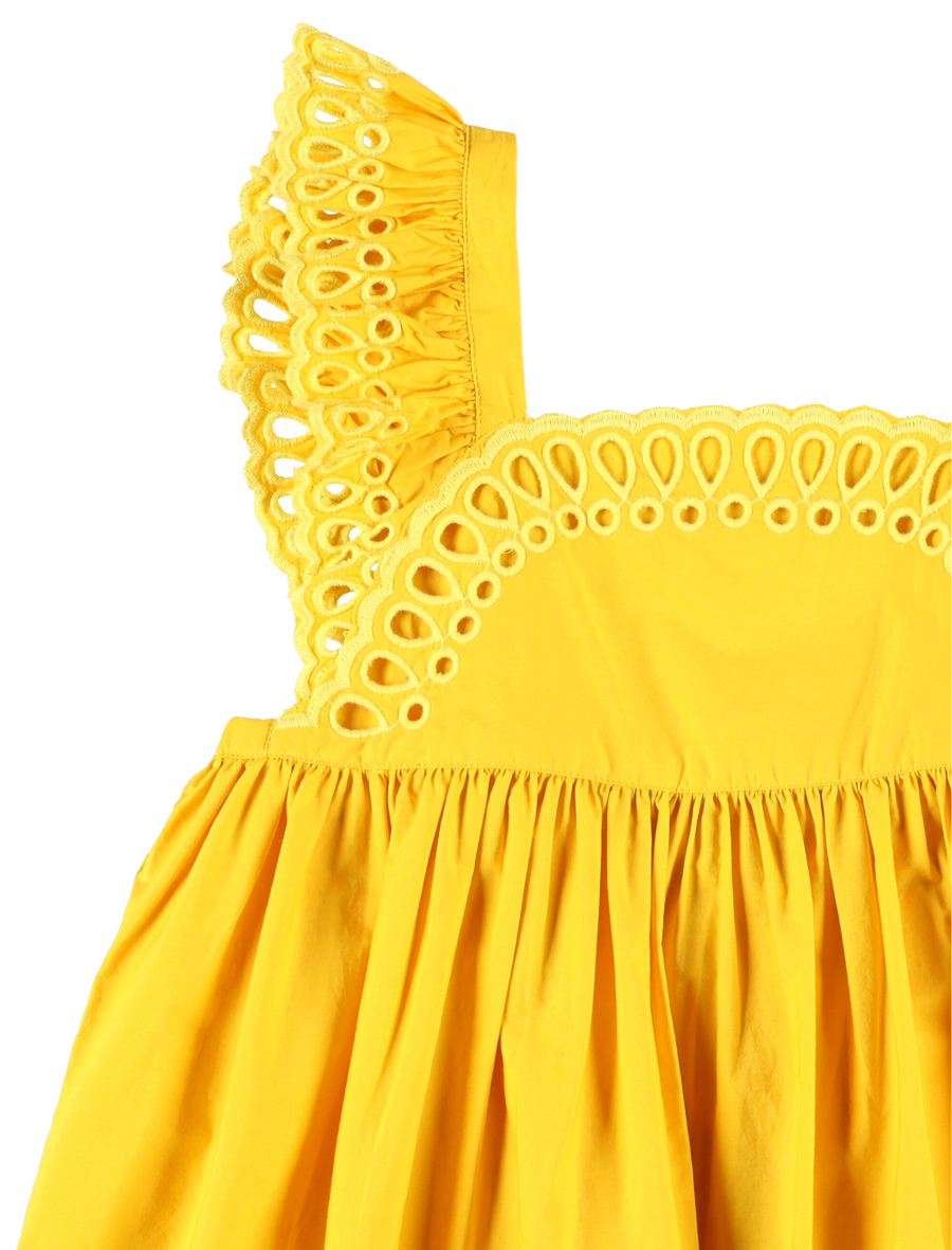 Broderie Anglaise sleeveless top - Spazio Pritelli