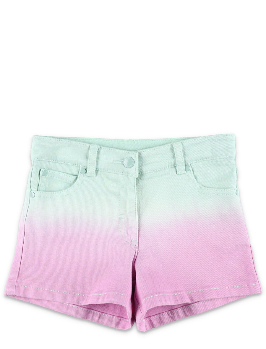 Ombré denim shorts - Spazio Pritelli