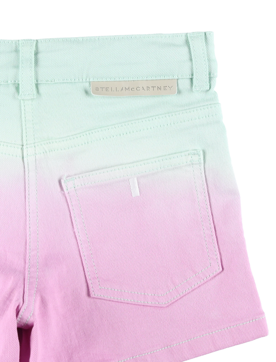 Ombré denim shorts - Spazio Pritelli