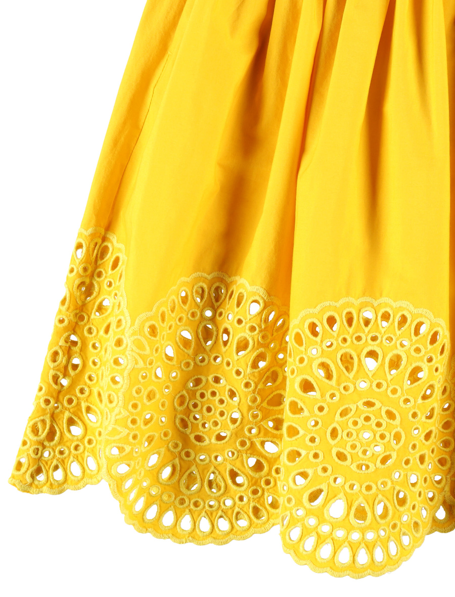 Broderie Anglaise skater skirt - Spazio Pritelli