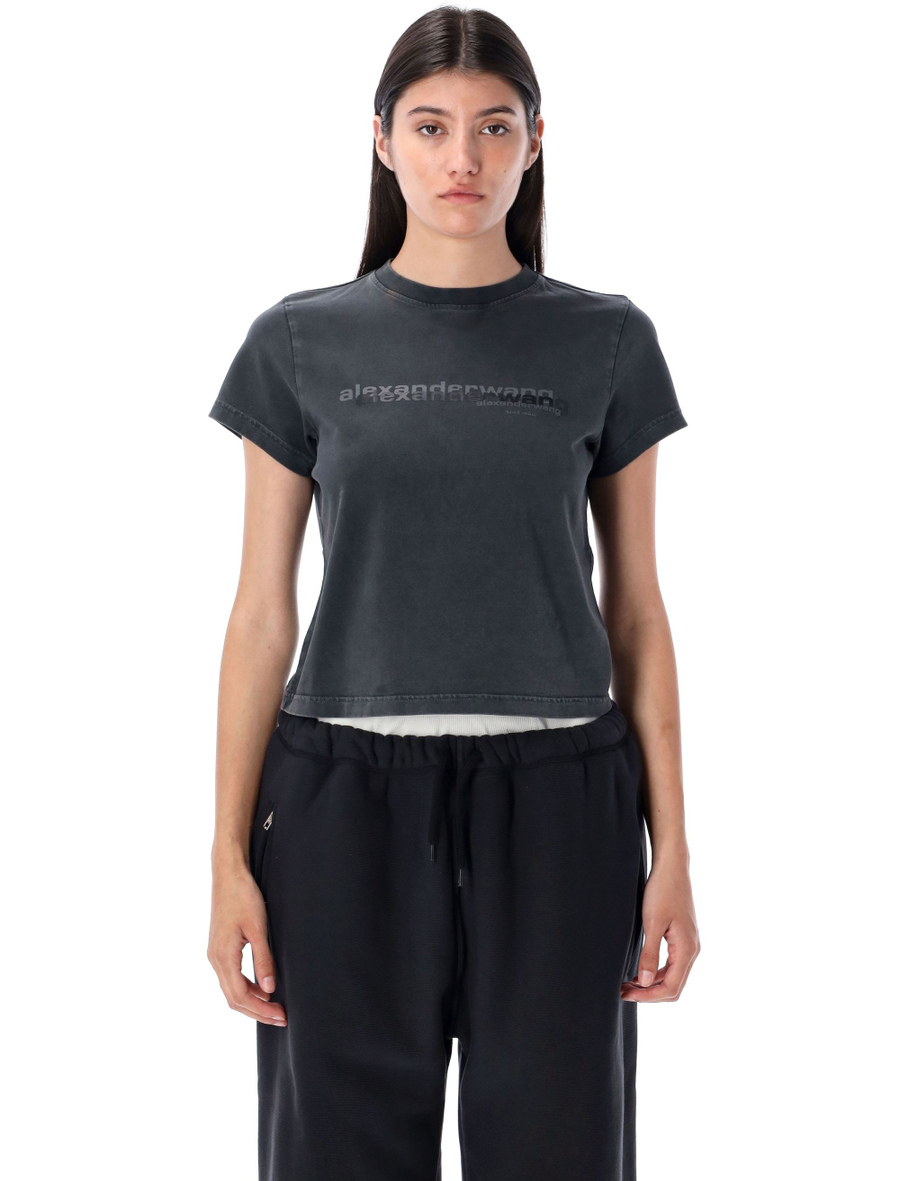 Shrunken logo tee - Spazio Pritelli