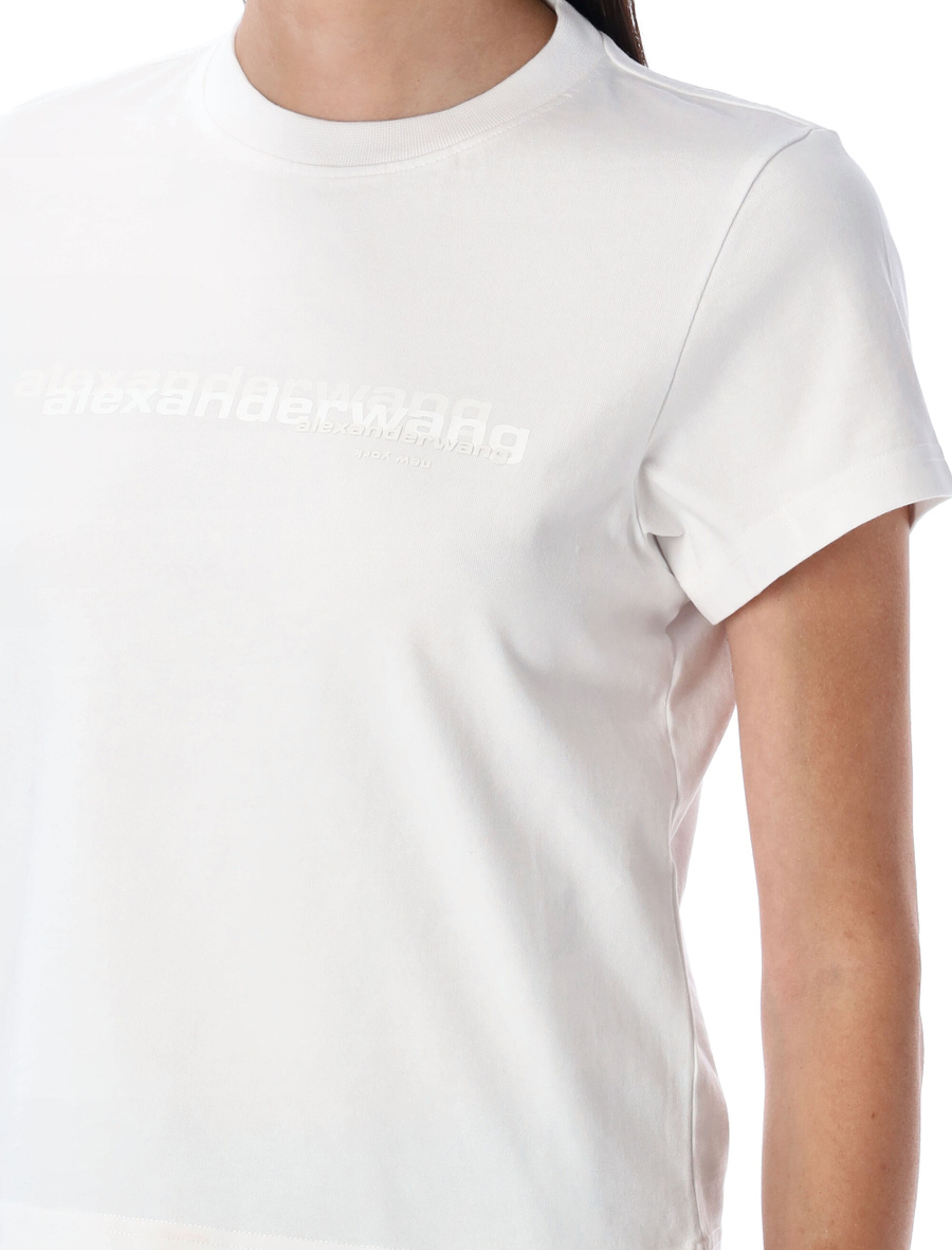 Shrunken logo tee - Spazio Pritelli