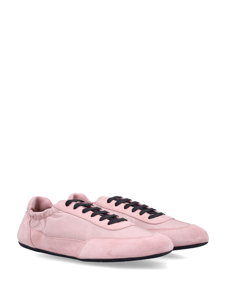 Collapse Re-Nylon and suede woman's sneakers - Spazio Pritelli