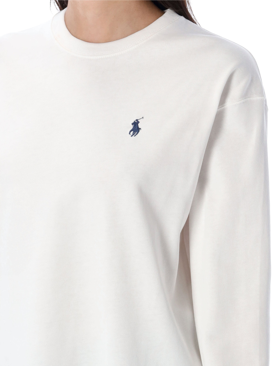 Cotton jersey long-sleeve t-shirt - Spazio Pritelli