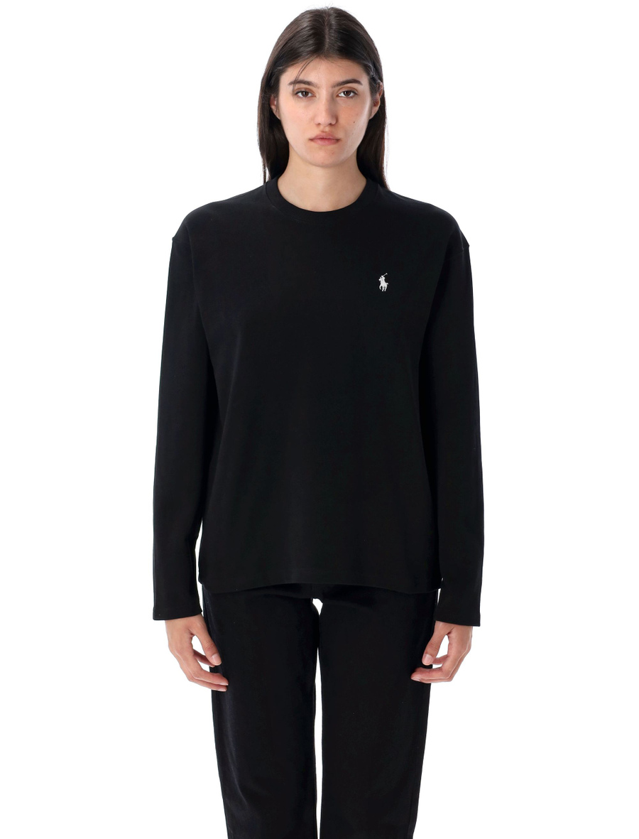Cotton jersey long-sleeve t-shirt - Spazio Pritelli