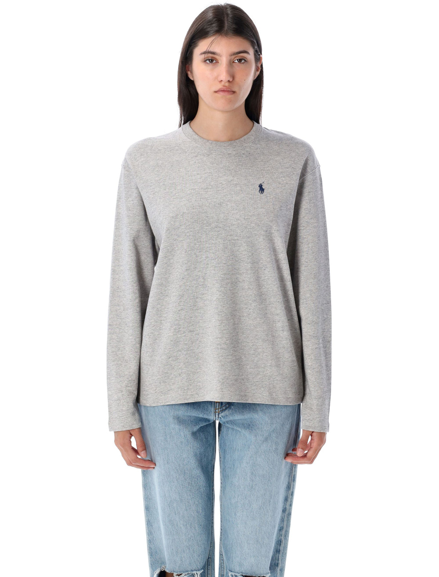Cotton jersey long-sleeve t-shirt - Spazio Pritelli
