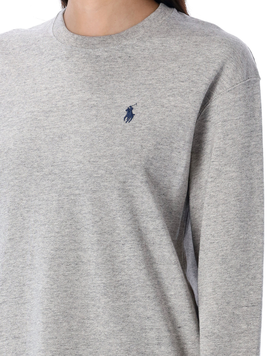 Cotton jersey long-sleeve t-shirt - Spazio Pritelli