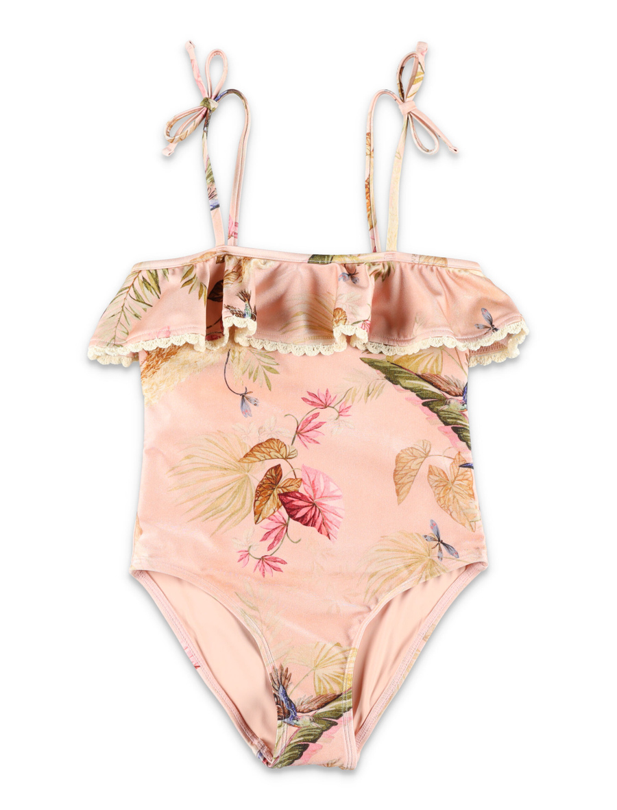 Rhiannon Trim Frill one piece - Spazio Pritelli