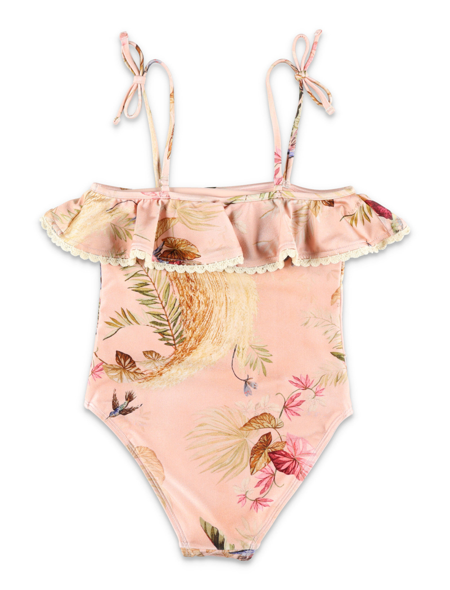 Rhiannon Trim Frill one piece - Spazio Pritelli