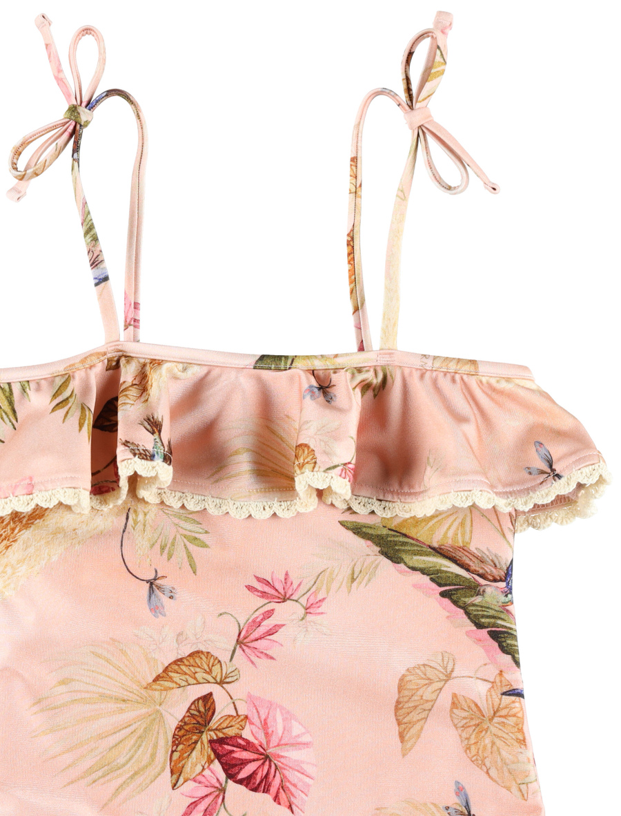 Rhiannon Trim Frill one piece - Spazio Pritelli