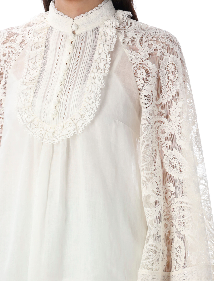 Ascension lace yok tunic - Spazio Pritelli