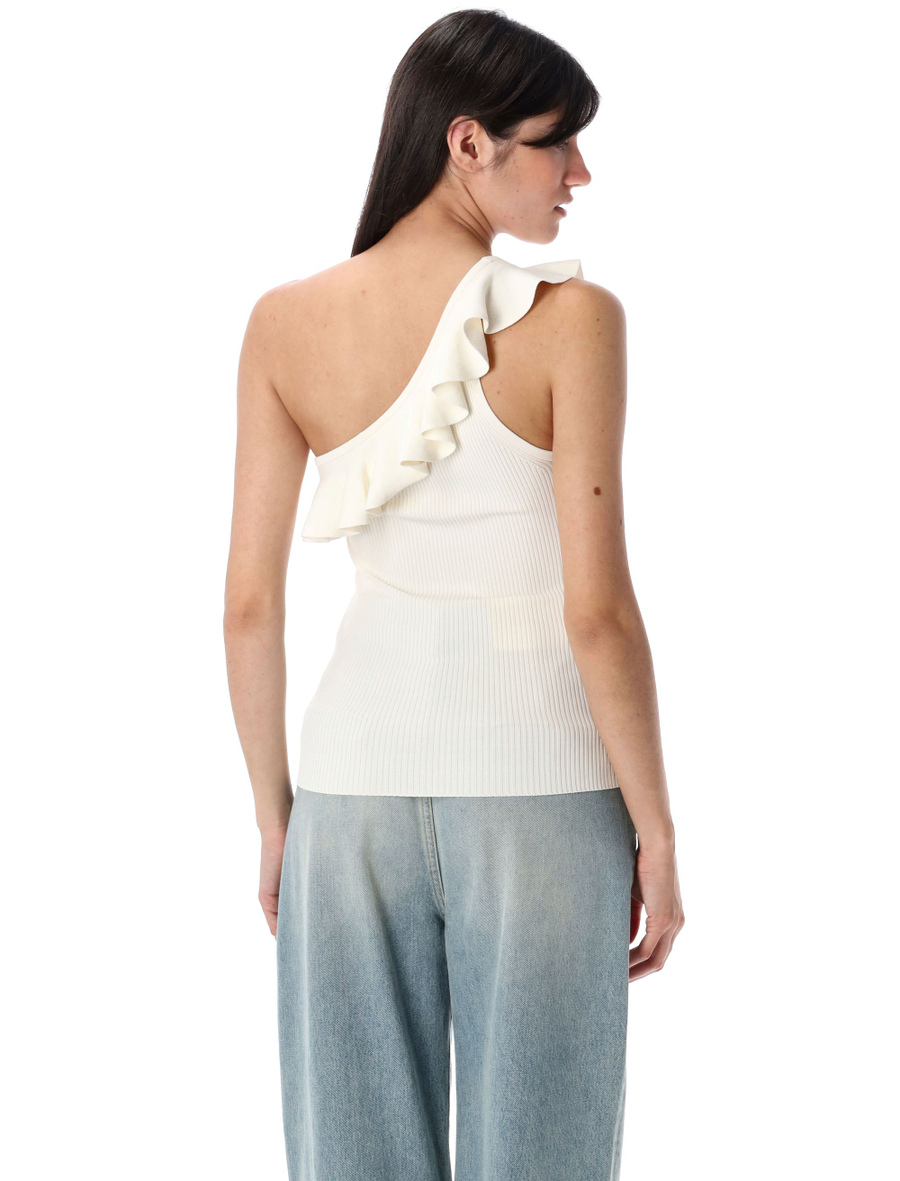 Rhiannon frill asymmetric tank - Spazio Pritelli