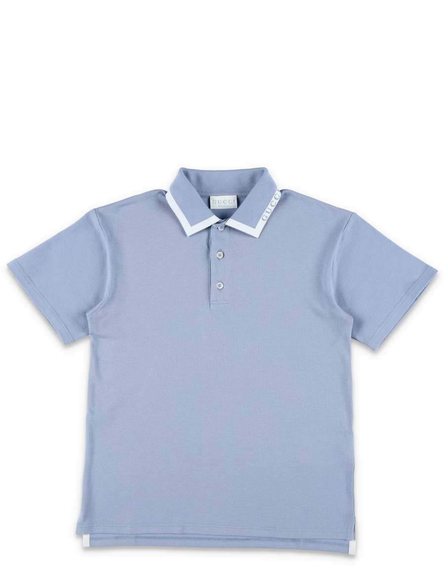 Kid - printed polo shirt - Spazio Pritelli