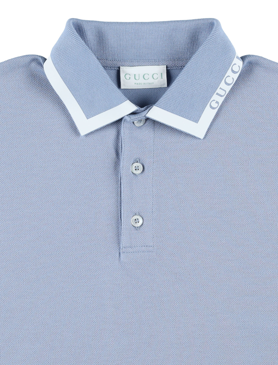 Kid - printed polo shirt - Spazio Pritelli