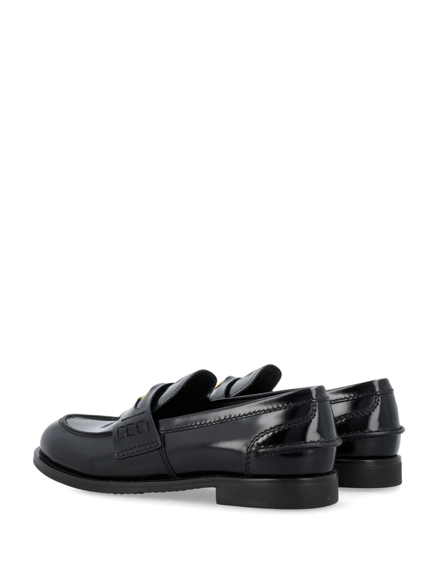 Brushed leather loafers - Spazio Pritelli