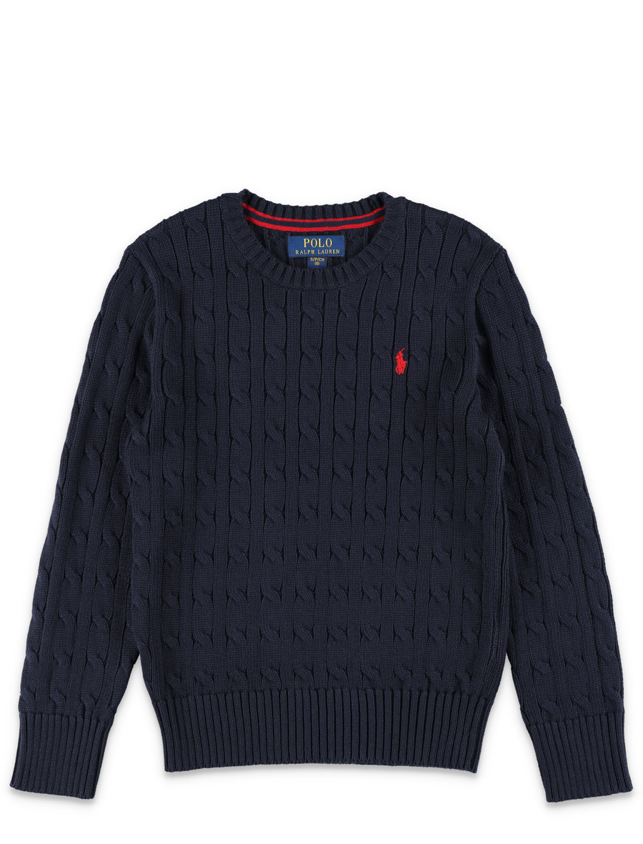 Kid - Cable-knit cotton jumper - Spazio Pritelli