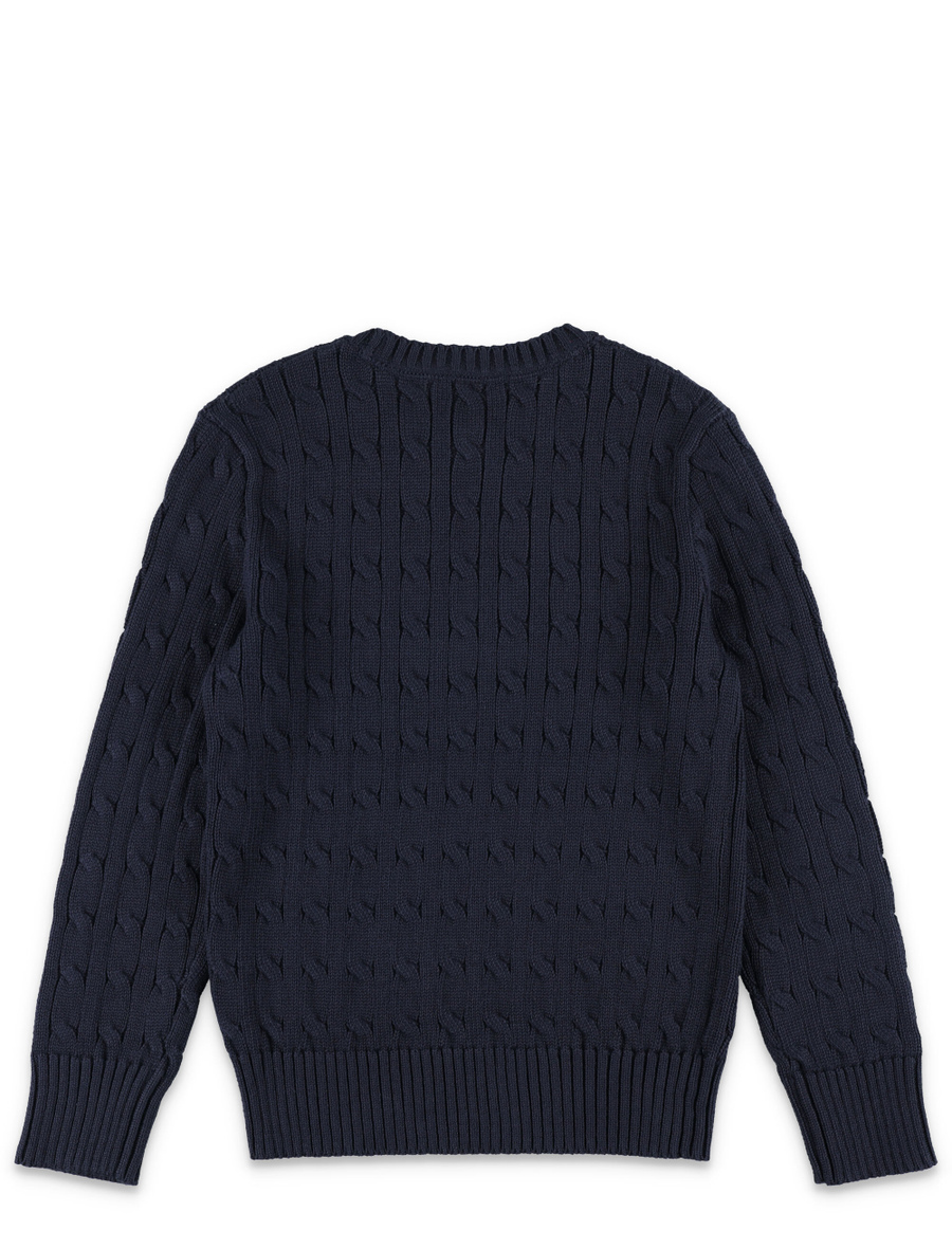Kid - Cable-knit cotton jumper - Spazio Pritelli