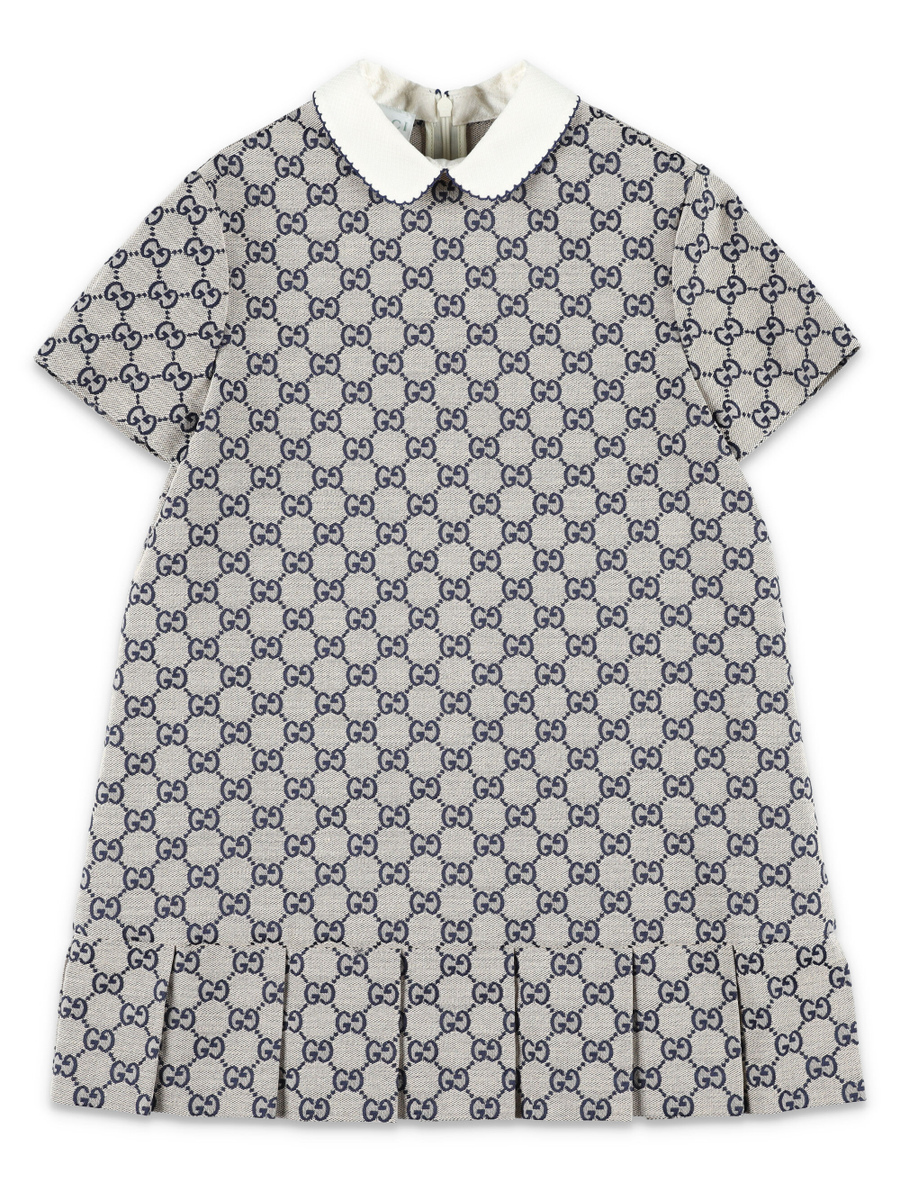 Kid - GG canvas dress - Spazio Pritelli
