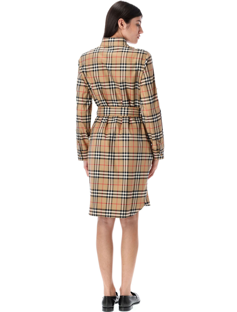Check cotton shirt dress - Spazio Pritelli
