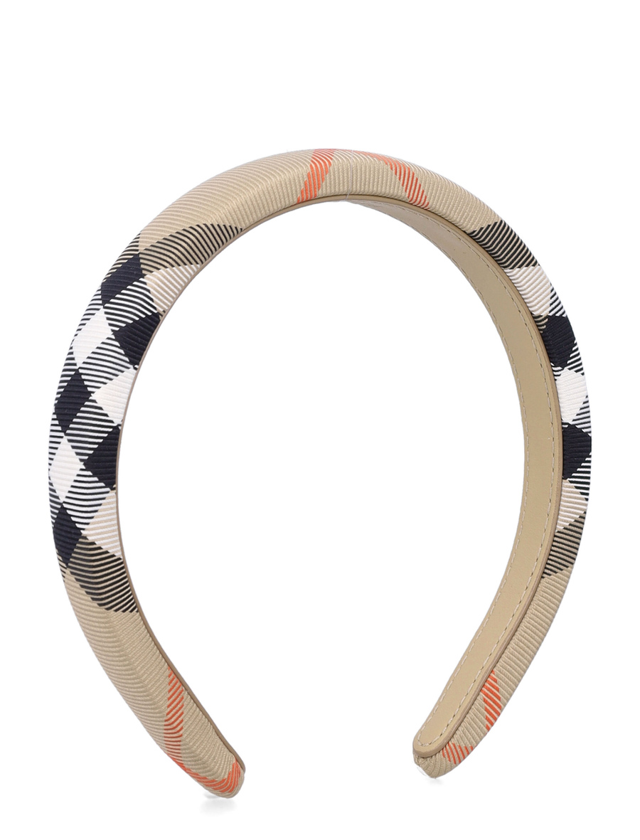 Kid - Check nylon headband - Spazio Pritelli
