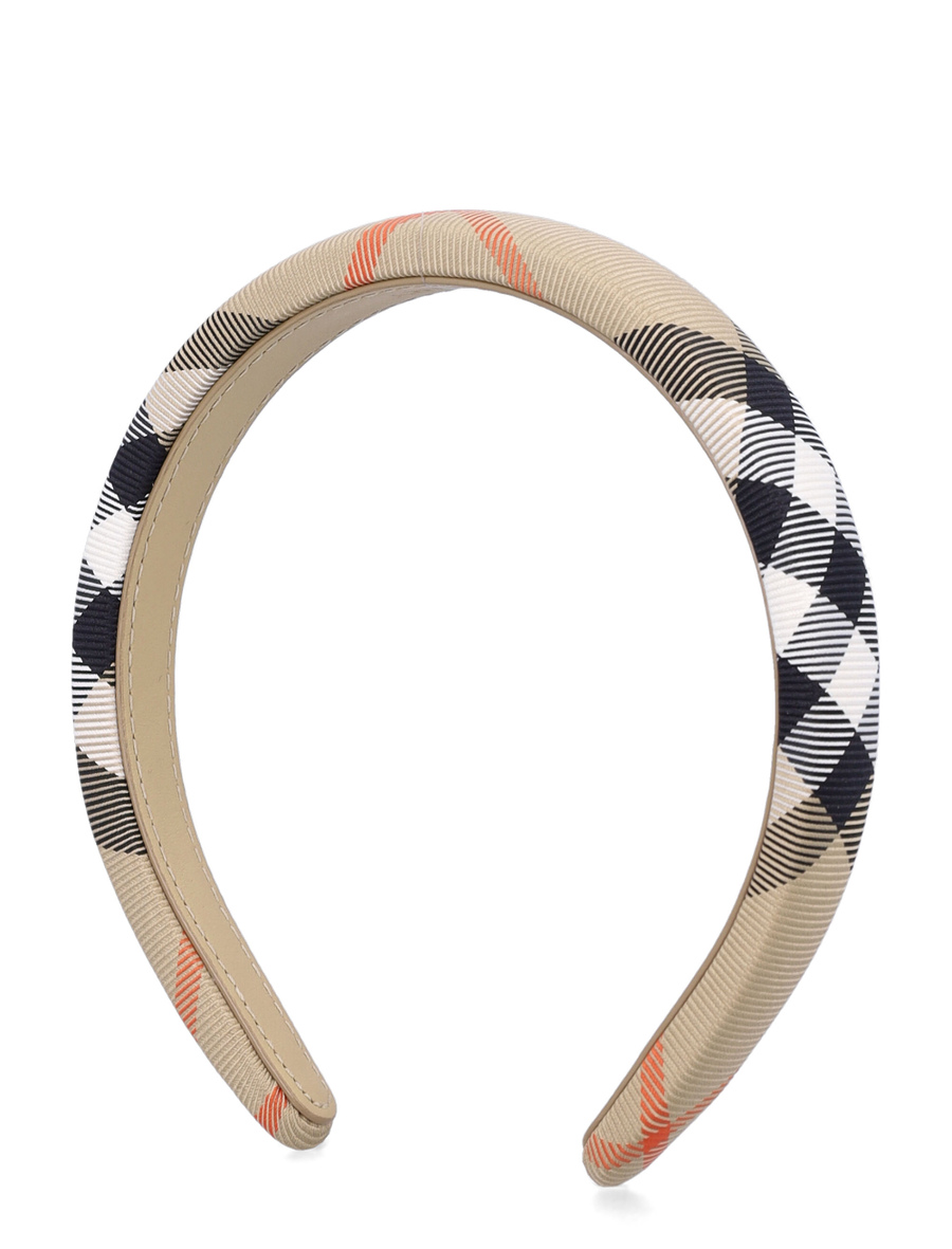 Kid - Check nylon headband - Spazio Pritelli