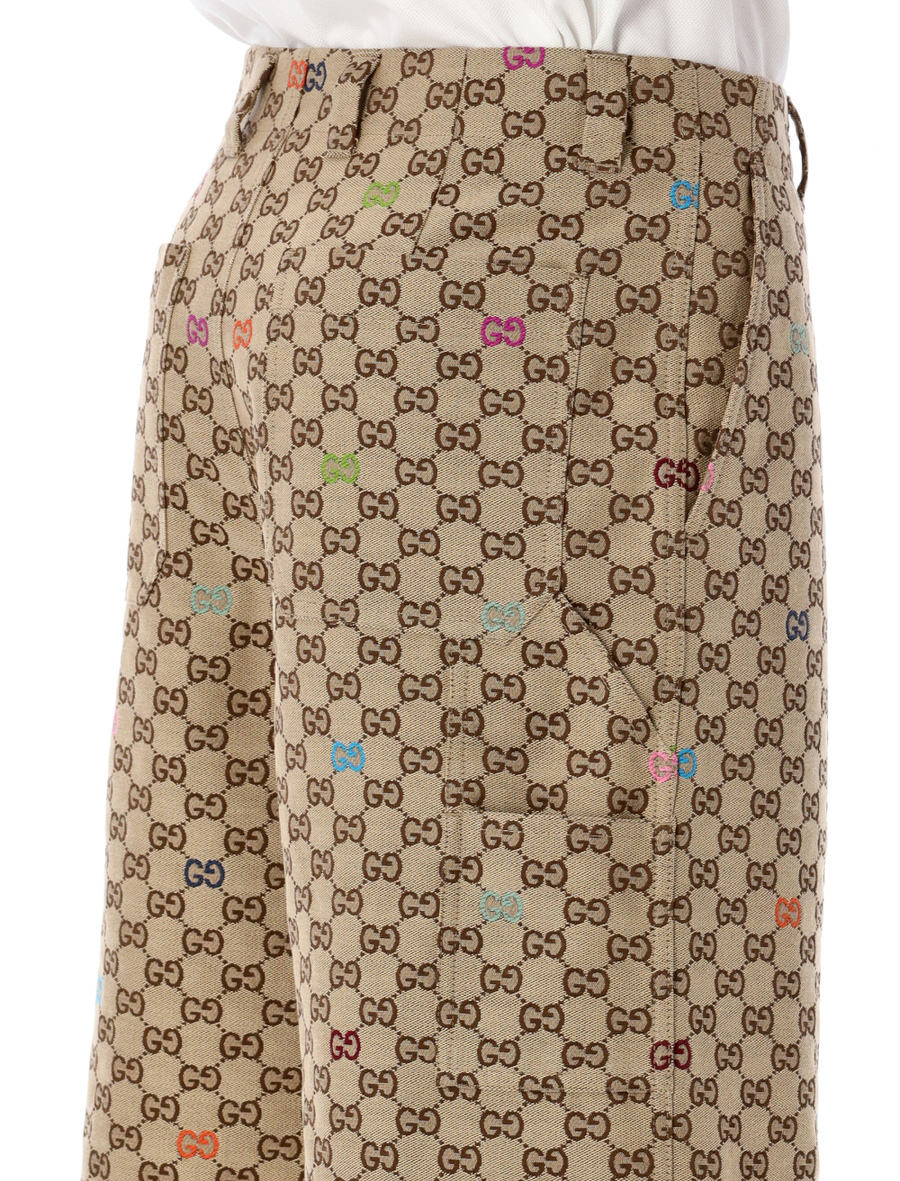 GG canvas shorts - Spazio Pritelli