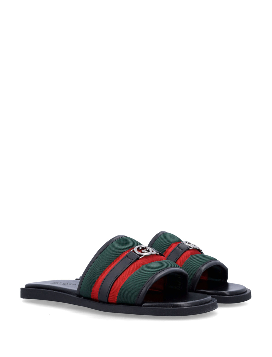 Interlocking G slide sandal - Spazio Pritelli