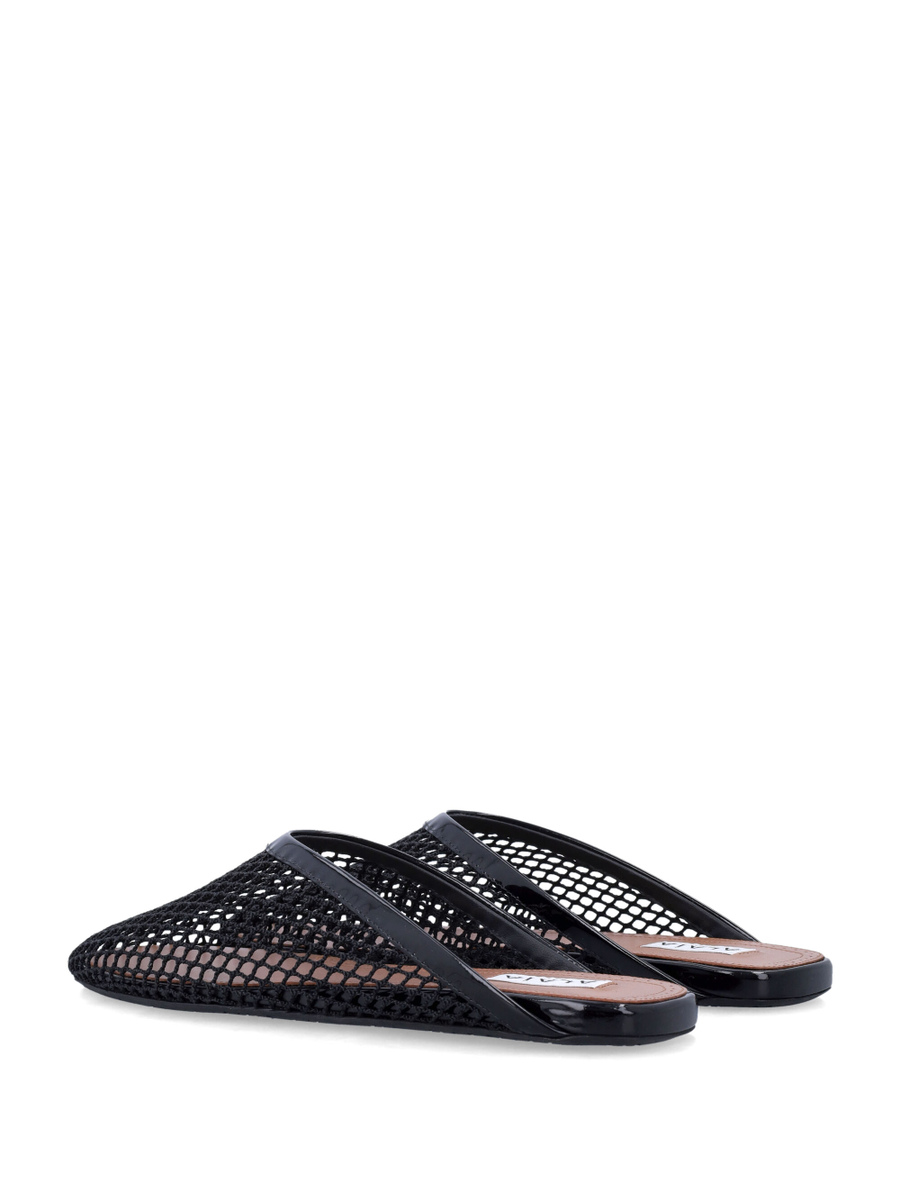 Fishnet flat mules - Spazio Pritelli