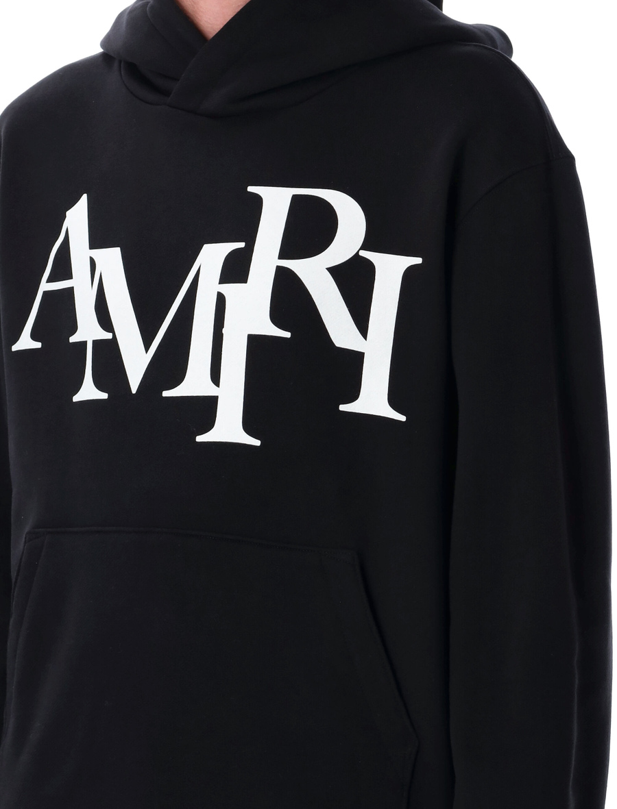 Staggered logo hoodie - Spazio Pritelli
