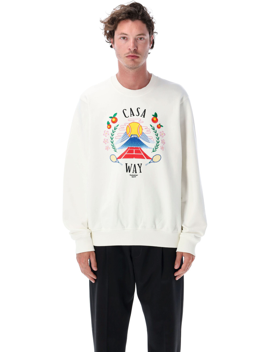 Casa Way Mountain embroidered sweatshirt - Spazio Pritelli