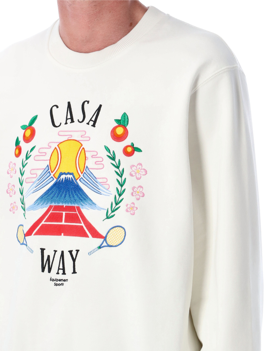 Casa Way Mountain embroidered sweatshirt - Spazio Pritelli